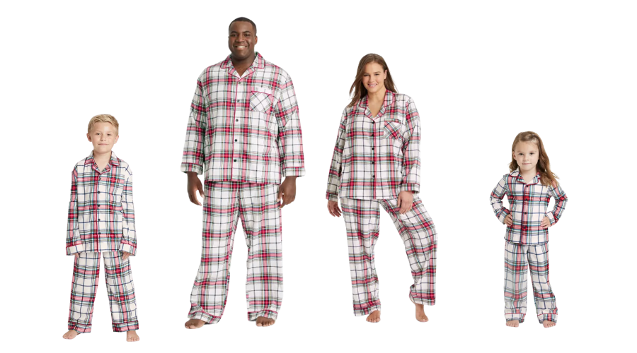 Where to Find Plus Size Matching Pajamas For The Family