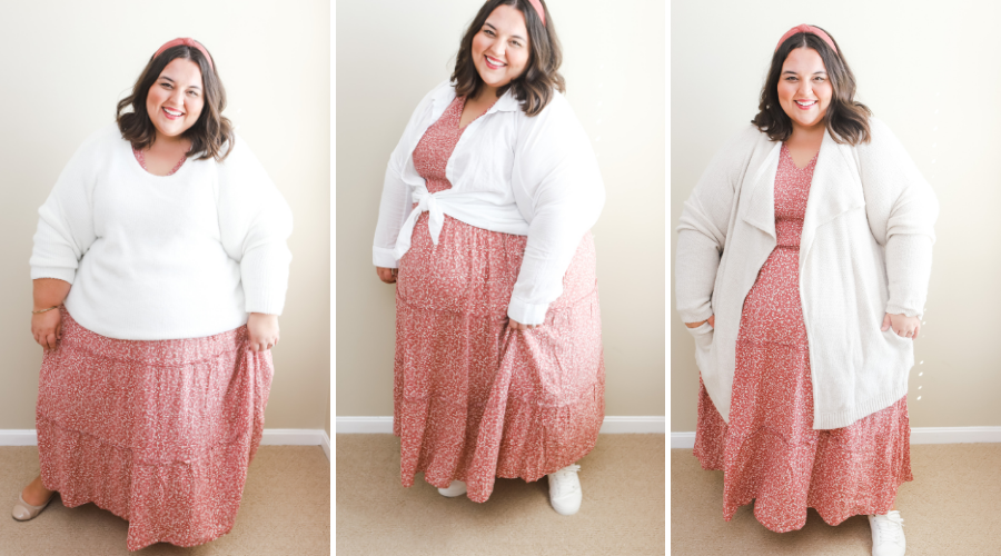 5 Foolproof Ways to Style a Plus Size Floral Dress for Fall